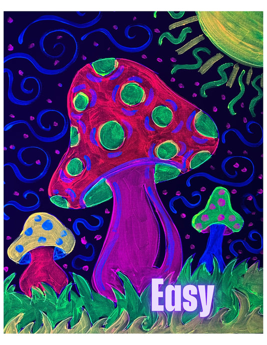 80’s Glow Paint & Music Party!