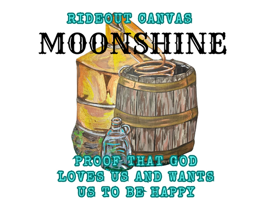 Rideout Canvas Moonshine Short Sleeve T-Shirt