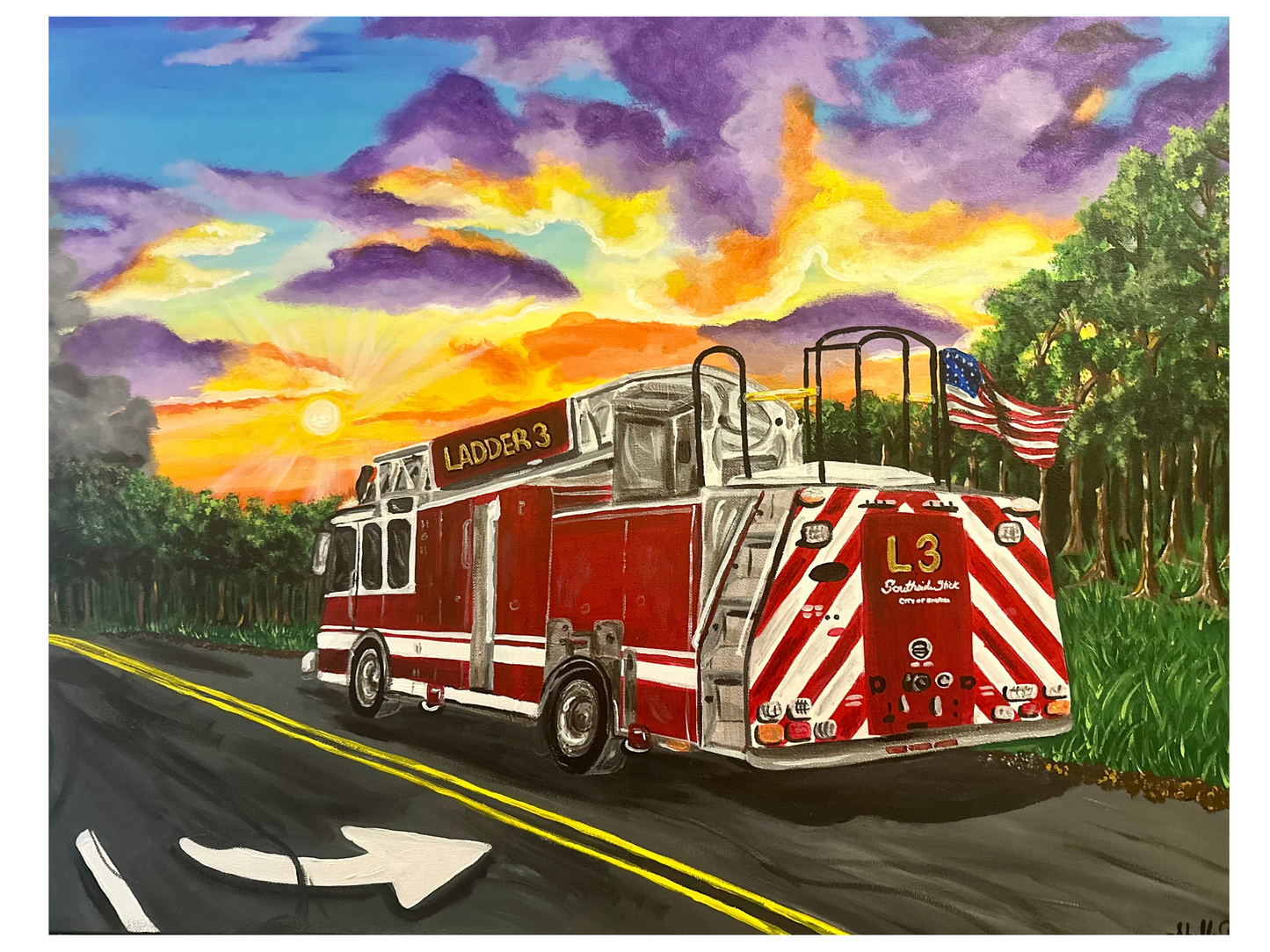 “Driving Towards Danger”- Art Print Pre-Order