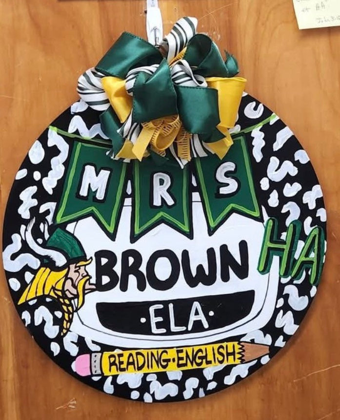 Custom Teacher Door Hanger