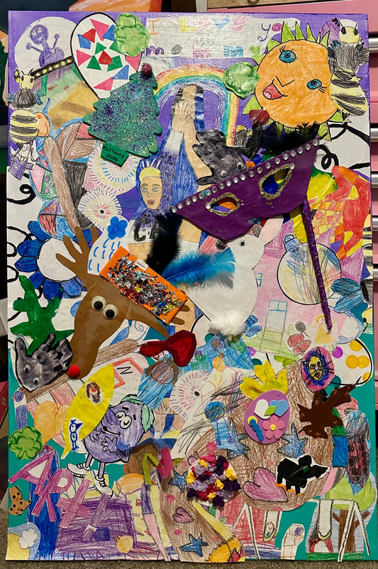 Custom Kid Artwork Collage