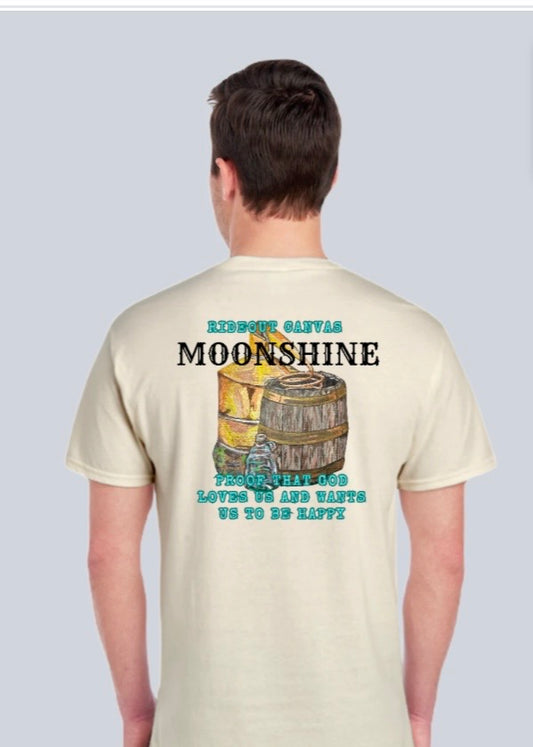 Rideout Canvas Moonshine Short Sleeve T-Shirt
