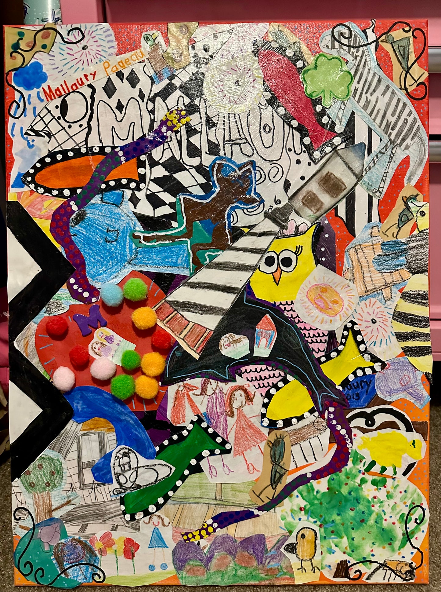 Custom Kid Artwork Collage