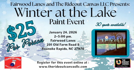 Winter at the Lake Paint Event