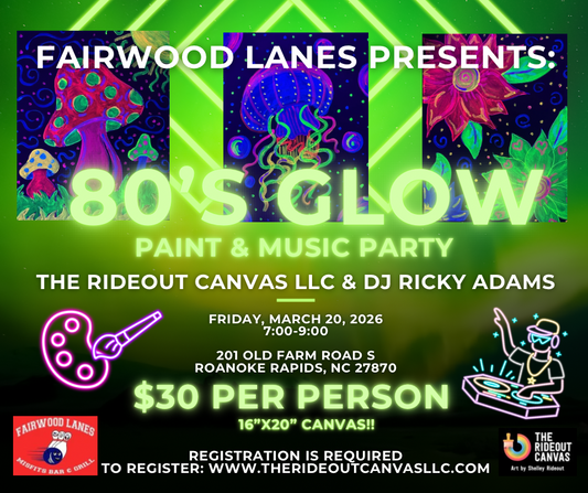 80’s Glow Paint & Music Party!